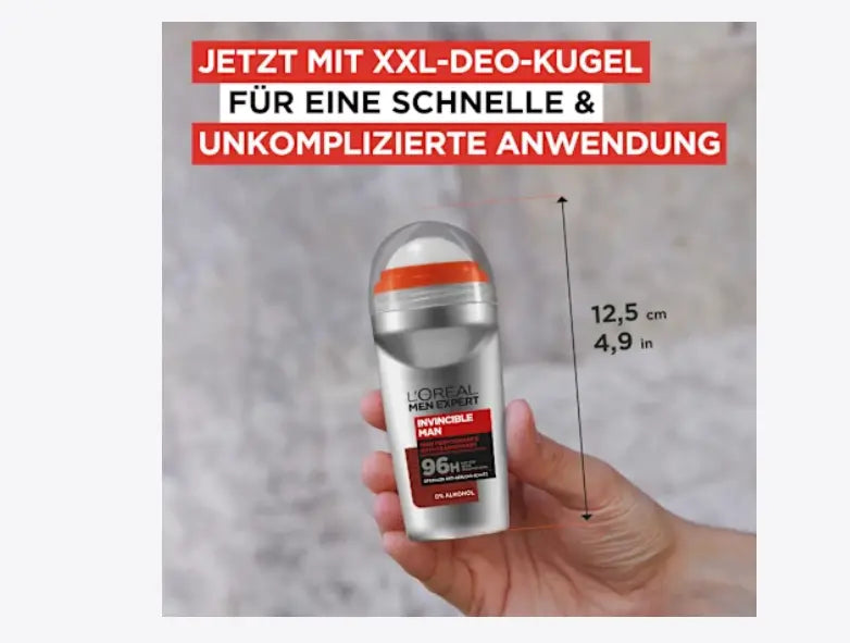 L'Oréal Men Expert roll‑on frescura inmediata