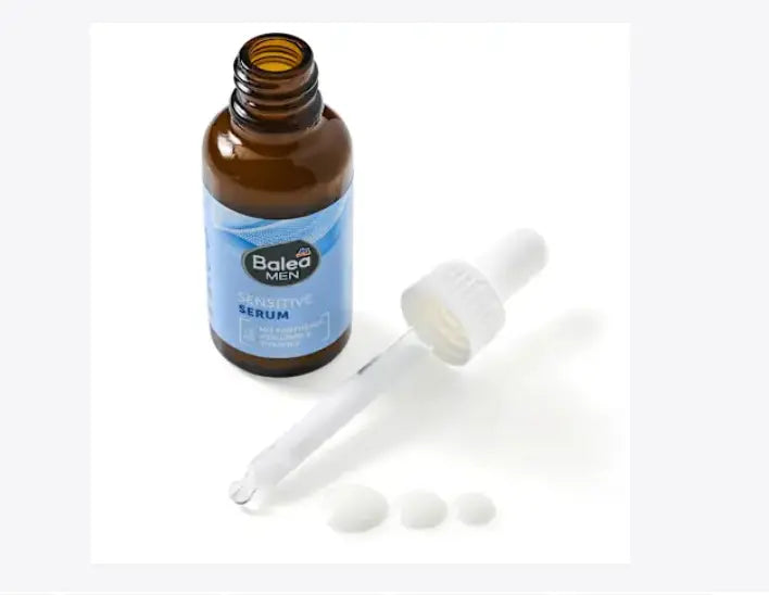 Botella de serum facial calmante Balea Men Sensitive 30 ml