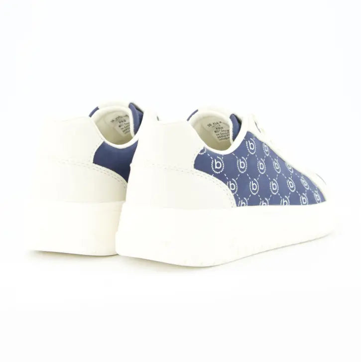 Bugatti zapatillas azul oscuro con estampado de logotipo