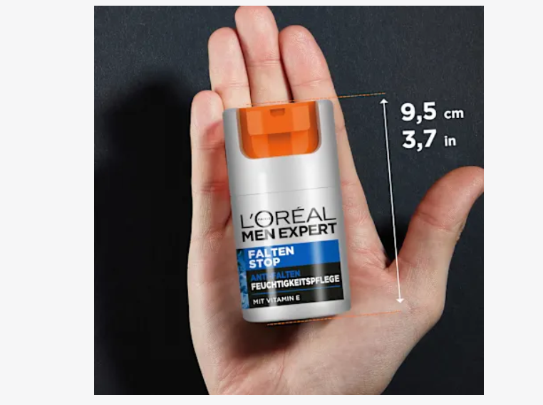 Crema facial antiarrugas, cuidado hidratante con vitamina E, 50 ml L'ORÉAL PARIS MEN EXPERT