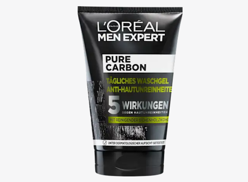 Gel de lavado Pure Carbon, 100 ml L'ORÉAL PARiS MEN EXPERT