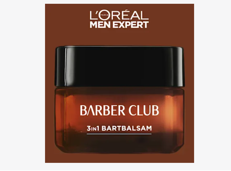 Bálsamo para barba Barber Club cuidado de la barba con aceite de cedro, 50 ml L'ORÉAL PARiS MEN EXPERT