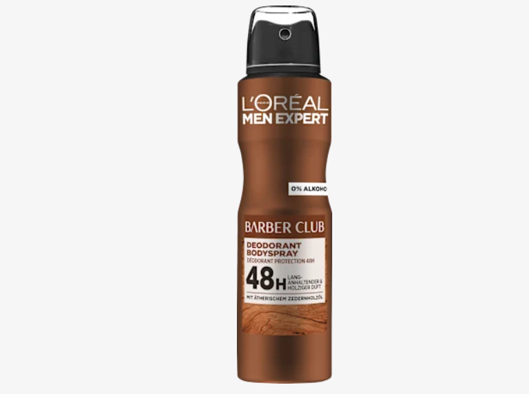 Desodorante en spray Barber Club, 150 ml L'ORÉAL PARiS MEN EXPERT