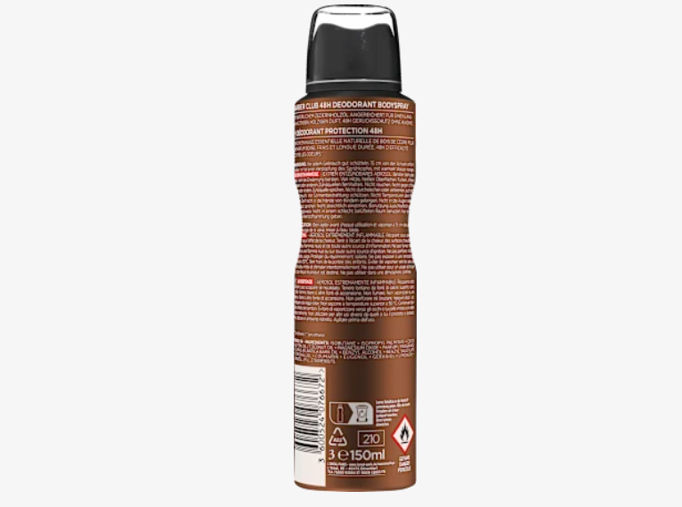 Desodorante en spray Barber Club, 150 ml L'ORÉAL PARiS MEN EXPERT