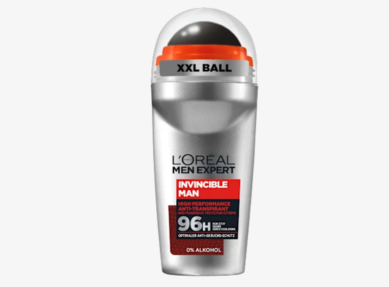 Desodorante antitranspirante roll-on Invincible, 50 ml L'ORÉAL PARiS MEN EXPERT