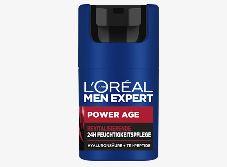 Crema facial Power Age, revitalizante con ácido hialurónico, 50 ml L'ORÉAL PARiS MEN EXPERT