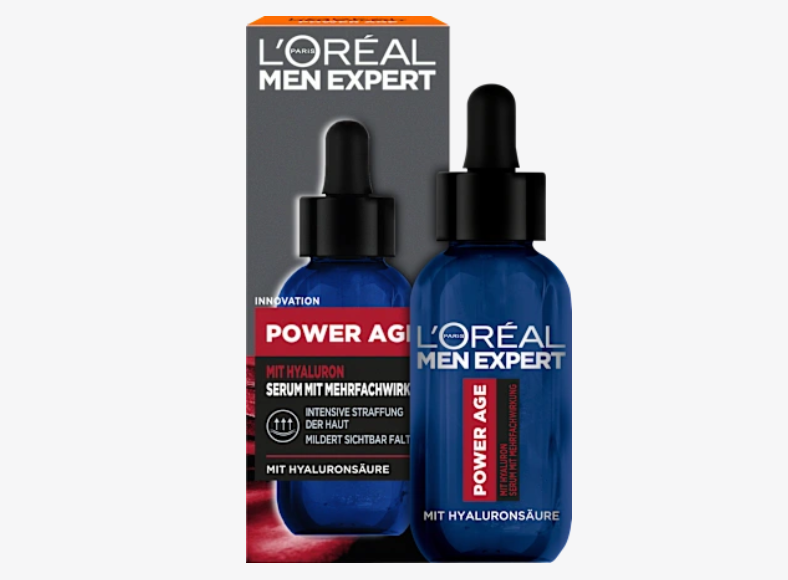 Serum Power Age con ácido hialurónico L'ORÉAL PARIS MEN EXPERT, 30 ml