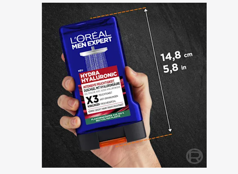 Gel de ducha Hydra Hialurónico, 250 ml L'ORÉAL PARiS MEN EXPERT