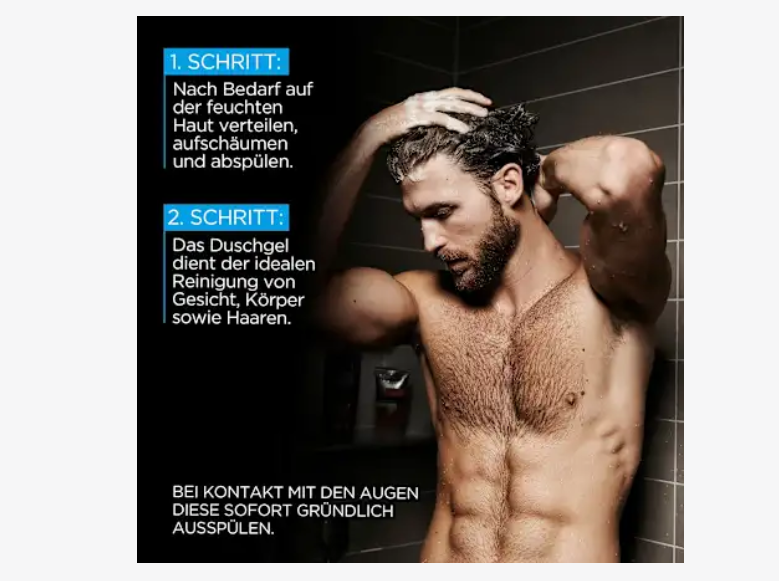 Gel de ducha Hydra Power 5 en 1, 250 ml L'ORÉAL PARiS MEN EXPERT