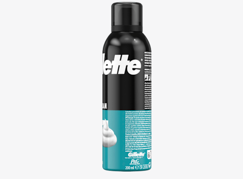 Espuma de afeitar con base sensible, 200 ml