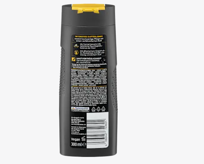 Gel de ducha Golden Intense 4in1, 300 ml