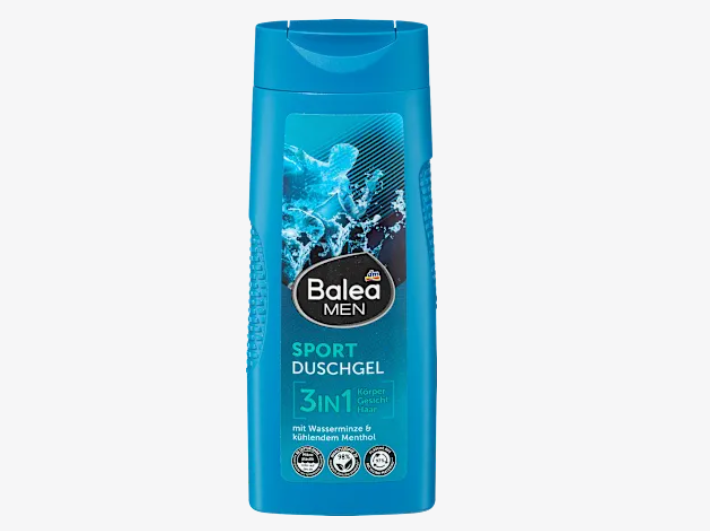 Gel de ducha Sport (3 en 1), 300 ml