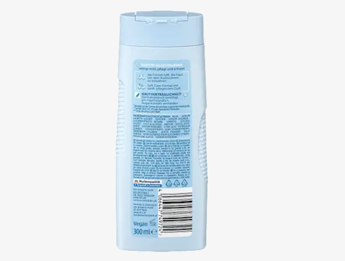 Gel de ducha Sensitive (3 en 1), 300 ml