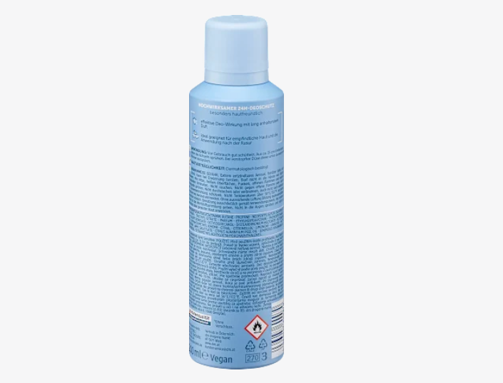 Desodorante Sensitive, Spray 200 ml