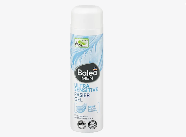 Gel de afeitar ultra Sensitive Balea Men, 200 ml