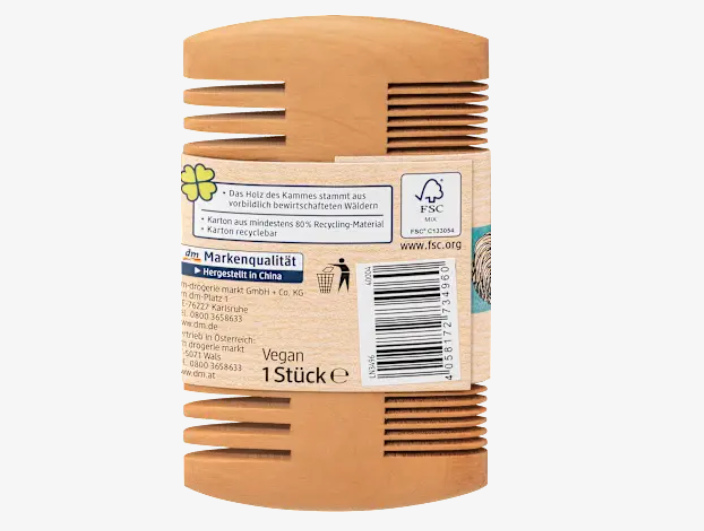 Peine de Barba, 1 Pieza