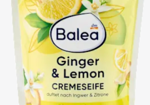 Jabón cremoso de jengibre y limón, 500 ml