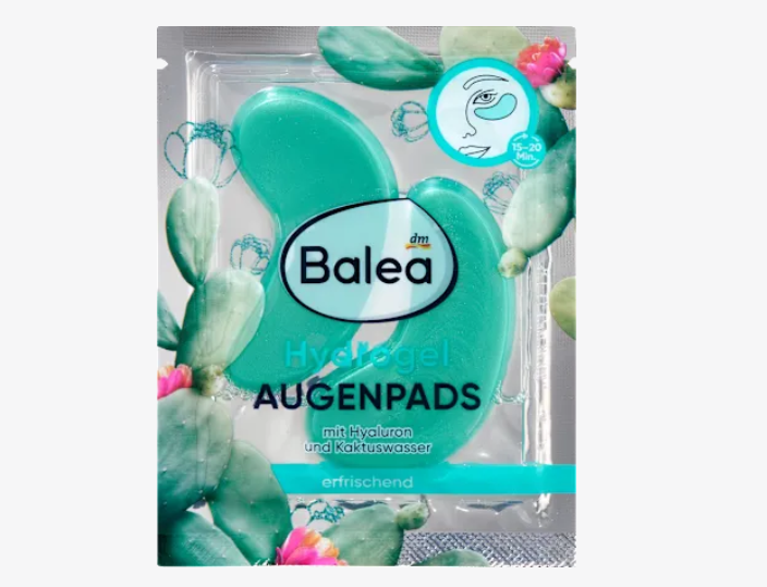 Almohadillas para los ojos Hidrogel Cactus Water (1 par), 2 piezas