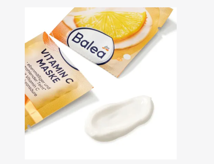 Mascarilla facial vitamina C, 16 ml