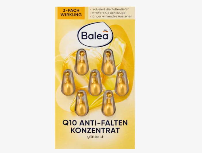 Cápsulas concentradas Anti-Arrugas Q10, 7 piezas