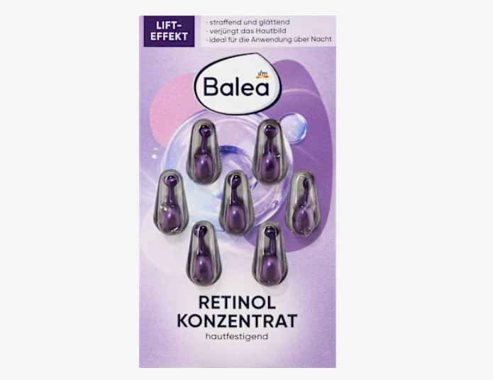 Retinol concentrado, 7 piezas