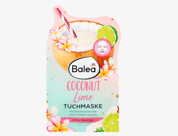 Máscara de hoja de lima de coco, 1 pieza