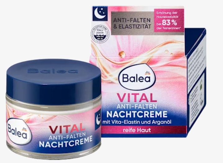 Crema de noche antiarrugas Vital, 50 ml