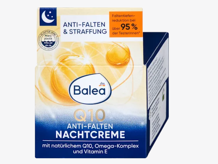 Crema de noche Q10 Antiarrugas, 50 ml