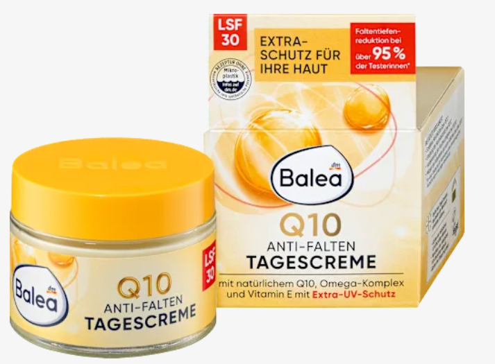 Crema facial Q10 Crema Protectora Antiarrugas SPF30, 50 ml