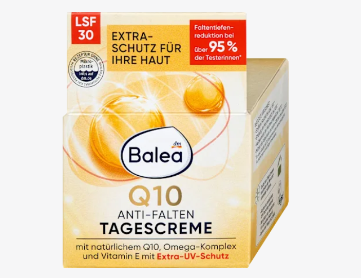 Crema facial Q10 Crema Protectora Antiarrugas SPF30, 50 ml