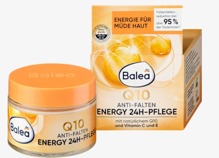 Crema facial Q10 Anti-Wrinkle Energy 24H Care, 50 ml