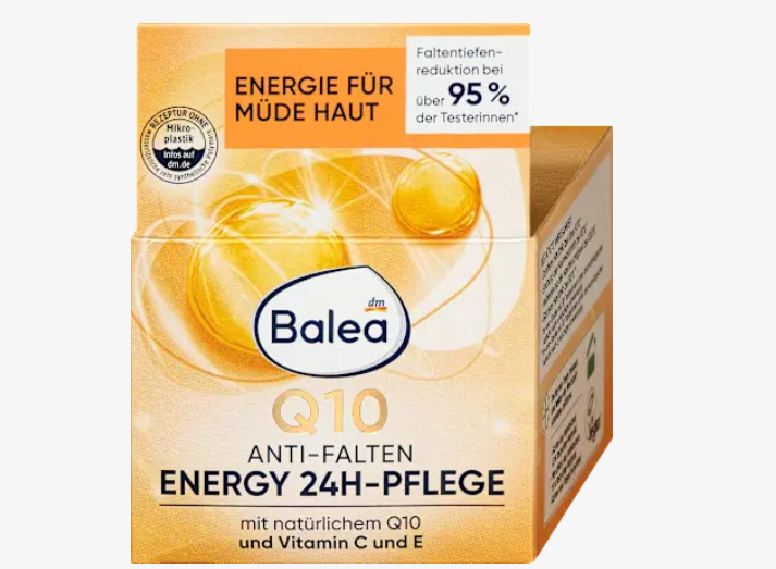 Crema facial Q10 Anti-Wrinkle Energy 24H Care, 50 ml