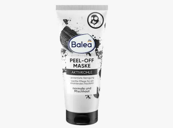 Mascarilla facial despegable con carbón activado, 100 ml