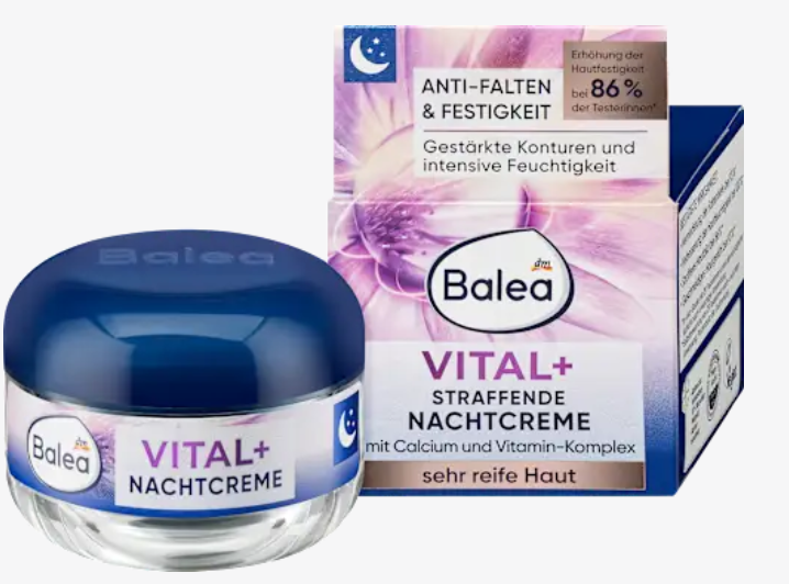 Crema de noche Vital+, 50 ml