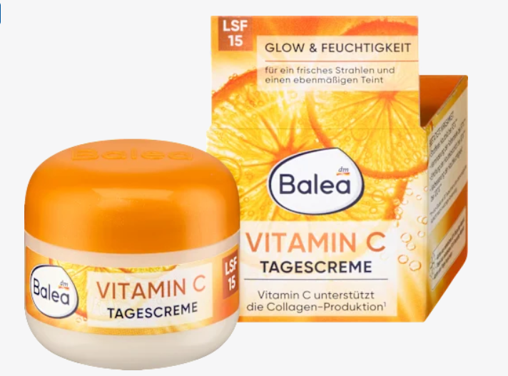 Crema facial Vitamina C SPF 15, 50 ml