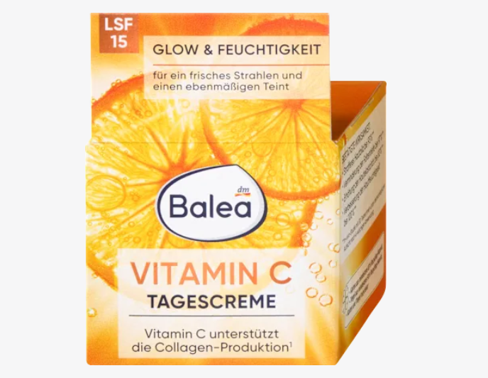 Crema facial Vitamina C SPF 15, 50 ml