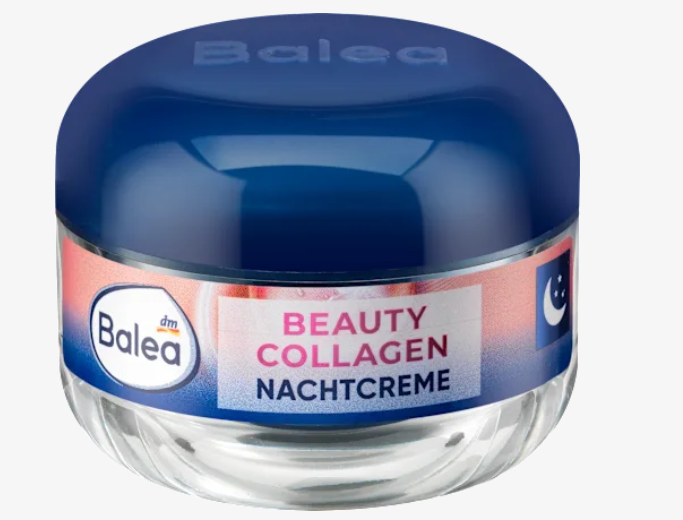 Crema Facial de Noche Reafirmante 'Beauty Collagen' – Balea, 50 ml