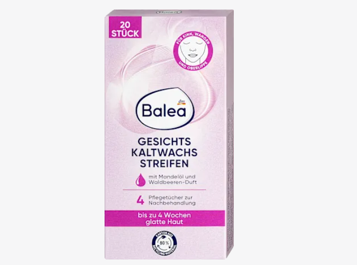 Tiras de cera fría para la cara, 20 piezas