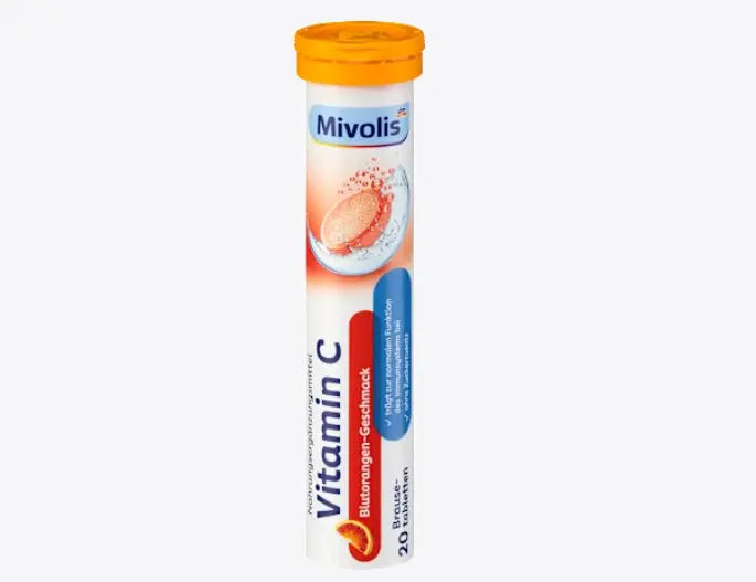 Comprimidos efervescentes de vitamina C, 20 pcs, 82 g Ashé Mi