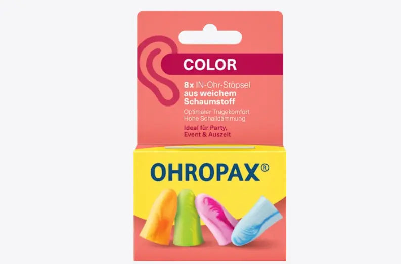 Tapones para los oídos en color, 8 piezas Ashé Mi