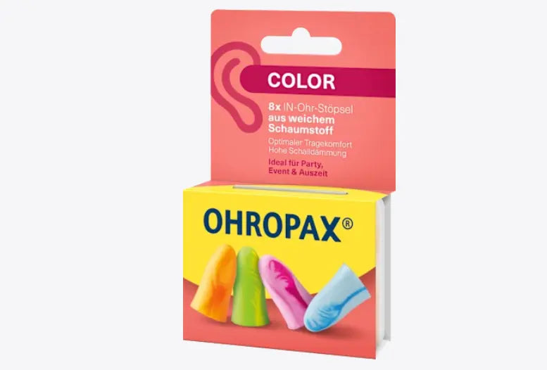 Tapones para los oídos en color, 8 piezas Ashé Mi