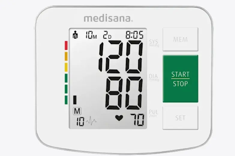 Monitor de presión arterial en la parte superior del brazo A55, 1 pc Ashé Mi