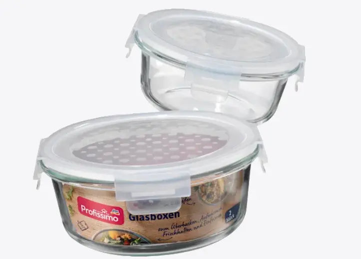 Túper redondo de cristal,  2pc Ashé Mi