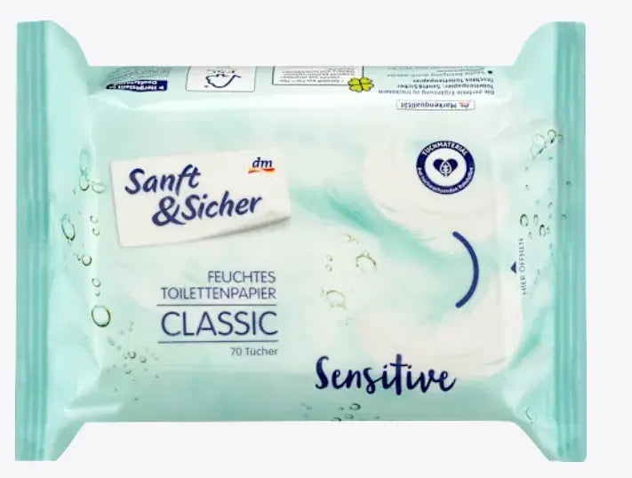 Toallitas Húmedas Classic Sensitiv, 70 piezas Ashé Mi