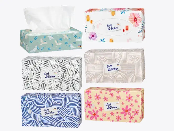 Cajas de pañuelos, 100 piezas Ashé Mi