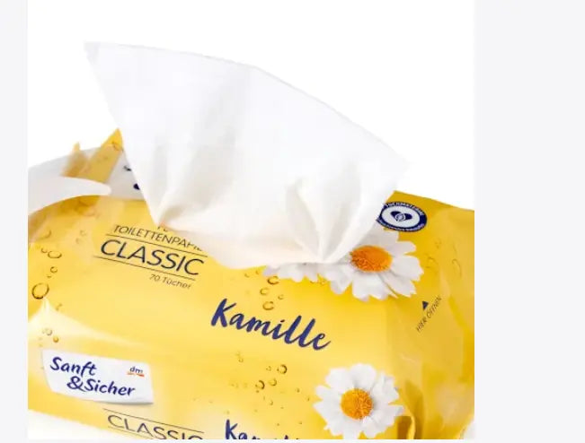 Toallitas Húmedas Manzanilla clásica (2x70 piezas), 140 piezas Ashé Mi