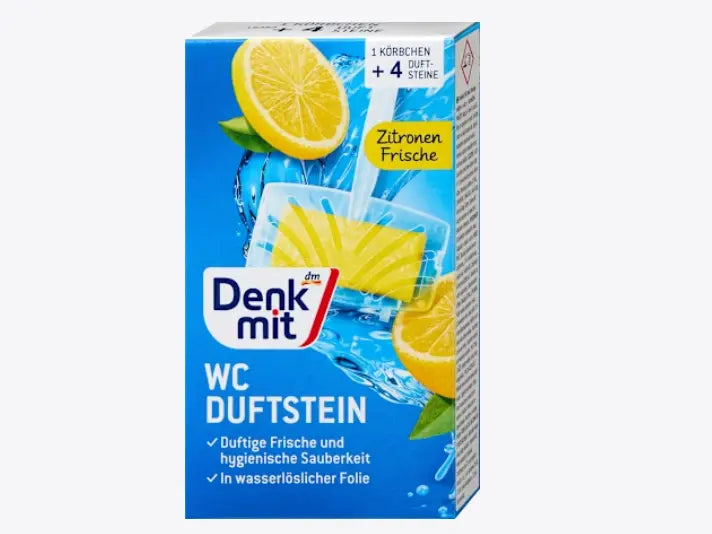 Colgador WC Stone Sloged Lemon Fresh, 4 piezas Ashé Mi