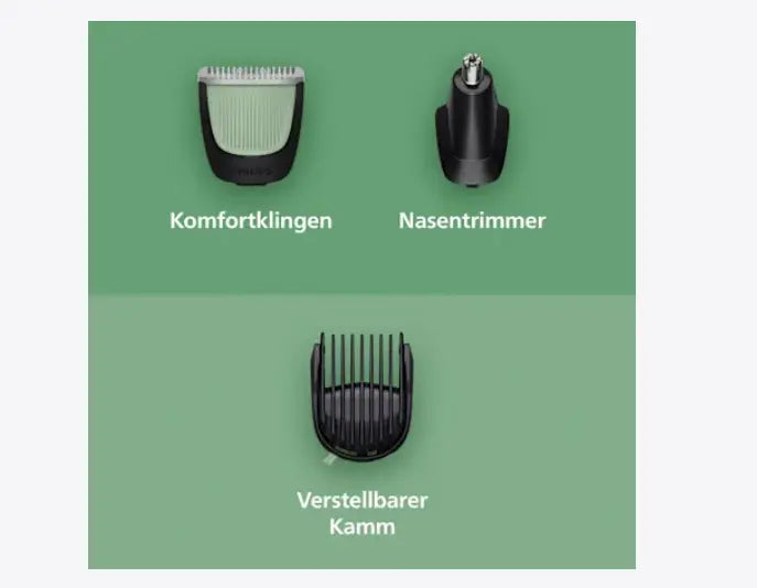 Máquina eléctrica de cortar el pelo Philips, Multigroomer S3000 todo en uno, 1 PC Ashé Mi