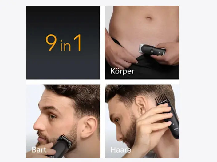 Recortadora de barba y recortadora de pelo Braun, kit de estilo todo en uno de la Serie 5, 1 PC Ashé Mi
