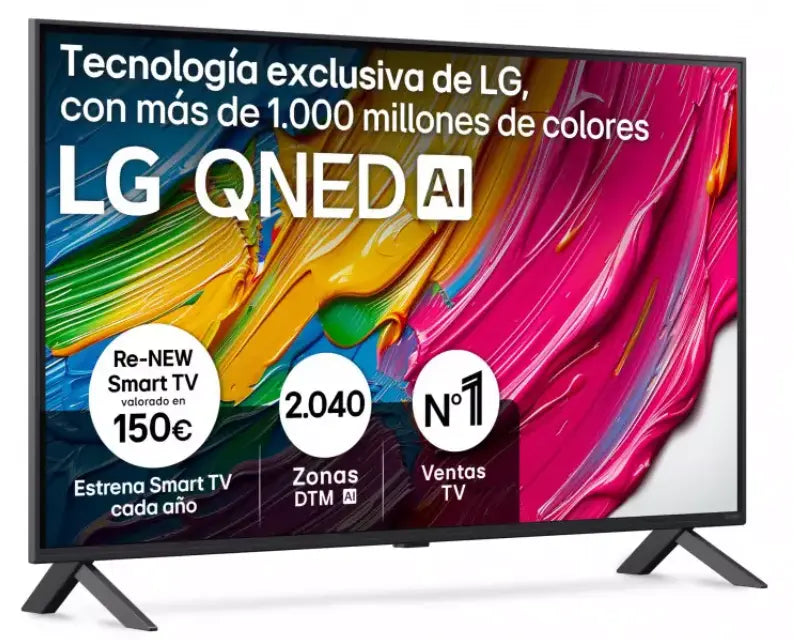 Smart TV LG QNED AI QNED8E 43 pulgadas 4K 2025 - 43QNED8EA6B - Ashé Mi